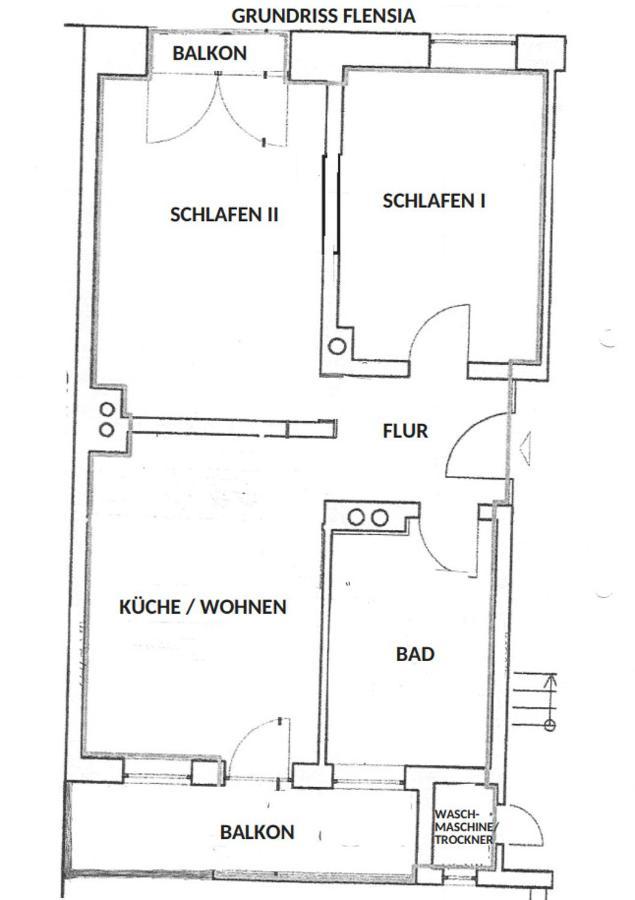 Fewo1846 - Flensia - Geschmackvoll Eingerichtete Wohnung Mit 2 Schlafzimmern Und Balkon Flensburg Kültér fotó